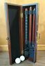 014z26 Bombay Unused Executive Golf Putter Set Cherry Wood Case By