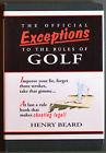 067940886x Unbranded The Official Exceptions To Rules Of Golf