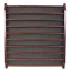 7-078908 0780759878q7e8r787q-e7r-0q7er-0qwe7r-87 Brand New Elegant Rosewood 72 Count Golf Ball Display Shelf Case Wall Hanging
