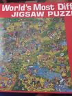079346008803 Golf Buffalo Games Inc New Sealed Themed Jigsaw Puzzle Worlds Most Difficult Double Sided Fun