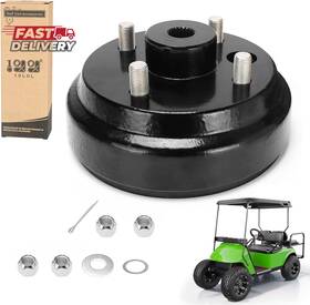 10l0l 445045781799 Golf Cart Brake Drum Hub Assembly For Ezgo Txt Pds 1982-up Electric And 1982