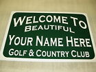 12x18 Ssi Custom Golf Course Country Club Metal Sign Man Cave
