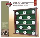 13454 Clubhouse Collection Golf Ball Cabinet Display Case Gallery 754568740006