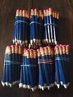 140 Blue Mini Half Hexagon Pencils With Eraser Golf Parties Events Etc 737488388398