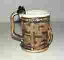 203896 Golf Shaped Napco Ceramic Bag Mug Great Quality Excellent Condition