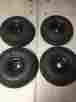 22x11-8 Aftermarket Products Golf Cart 8 Black Steel Wheel On Mojave Ii All Terrain Tire Set Of 4