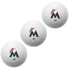 3014603-505 Team Effort Miami Marlins Pack Of Golf Balls 723141044848