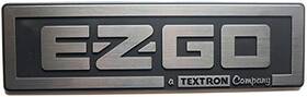 K015 3g Silver And Black Name Plate Emblem For Ezgo Golf Carts 1988-2013