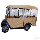 Enc-022 4-sided Red Hawk Deluxe Enclosure For 4 Passenger Cart With 88 Top