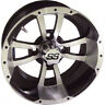 40817 Set Of Golf Cart Gtw Storm Trooper Inch Machined Black