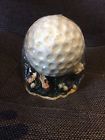 4601 Unbranded Golf Ball Candle Clubhouse Collection Motiff Hand Crafted Painted