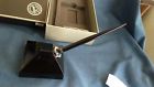 603517 Things Remembered Carpe Diem Engravable Desk Pen Holder New Nib