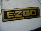 6135 Ez Go Golf Cart Name Plate Front Emblem