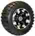 618269 E-z-go Ezgo Terra Trac With Black Machined Locker Wheel Assembly 848134011789