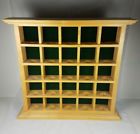66555 Gold Eagle Solid Wood Golf Ball Display Rack Felt Background