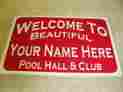 6x12 Ssi Custom Pool Hall Club Metal Sign 4 Garage Man Cave Home Bar Office Shop Store