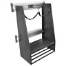 2-bag 726084449442 Gladiator Geartrack Gray Steel Golf Organizer