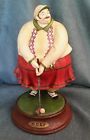 73-264 Golf Golfer Obese Fat Chubby Scottish Kilt W Iron Resin Figurine About 9 Tall 701353732647