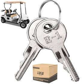 9.99world Mall 688209763508 Golf Cart Key 2-pack For Ezgo 1982-up 2 Pack