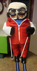 Abercrombie Fitch Vtg Feathered Owl Stuffed Plush Snow Skier