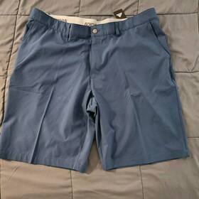 Advs19r722 Adidas Golf Ultimate 365 Woven Shorts Mens Size 40 Navy Blue Stretch Msrp 70