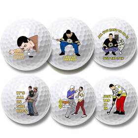Aikiprety 747923408017 6 Pcs Funny Golf Balls For Father S Day 0.5 Inch White-happy 1 Aikiprety 747923408017 6 Pcs Funny Golf Balls For Father S Day 0.5 Inch White-happy 1