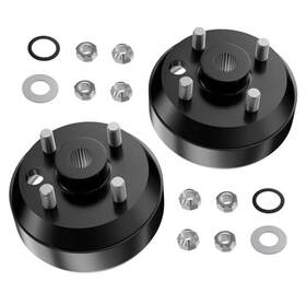 Du00070 Aix Golf Cart Brake Drum Hub Assembly For Ezgo Txt Electric 1982-up Two Piece