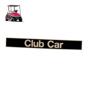 Du00268 Aix Name Plate For Club Car Precedent Black Gold Decal Golf Cart