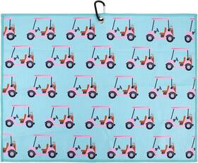 2307qtl-3 Ajfhkj Golf Towel Cart Funny Microfiber Waffle Towel-b