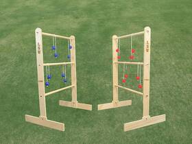 Lsu-lg-1000 Allamericantailgate.com Louisiana State University Engraved Ladder Golf / Toss Lawn Game