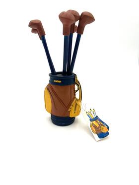 American Greetings 018100096564 Vintage Forget Me Not Greeting Golf Bag Pen/pencil Holder - Ceramic