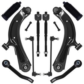 544-386 Auqdd 647581939765 10pc Front End Suspension Kit Fit For 2013-2019 Ni-ssan Sentra 1.8l 13-20 Nv