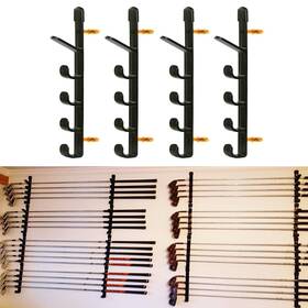 Auxphome 744591377263 Five-layer Golf Clubs Storage Organizers Rack Wall Mount Holder