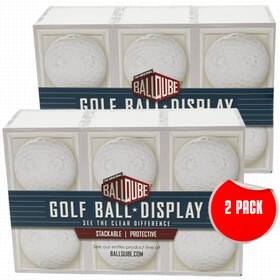 Ballqube 026028101048 Golf Ball Display Case - 2 Pack Package Of 12