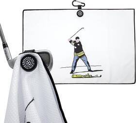 B6002845-46-47-48-49 Barudan Golf Magnetic Towel For Men Women Golfer - Small 2.white With