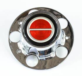 Cm401r Bb Auto New Chrome Wheel Center Cap Red Emblem Replacement For Ford Ranger Bronco Ii