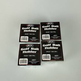 1-gbs Bcw Lot Of 4 Golf Ball Holder Protective Case 2 Inch X Plastic Case. New