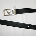 Belt Callaway V Mens Golfers Black Genuine Leather M-size 35 88 Cm 733516216503