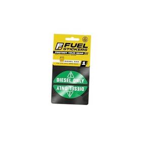 Best Brands Group Llc 850008703133 Diesel Only Sticker For Gas Cap Green - 1 Pair