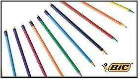 43231-50188 Bic Xtra Fun Ultra Solid Break Resistant #2 Pencils 10 Assorted Colors