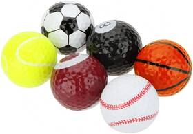 Olk005 Bikego Funny Novelty Practice Golf Balls 6pack For Kids Men Woman Christmas
