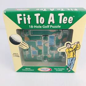 Binary Arts 019275049508 Fit To A Tee 18 Hole Golf Puzzle. New In Box - Desk Conversation Piece. Rare Binary Arts 019275049508 Fit To A Tee 18 Hole Golf Puzzle. New In Box - Desk Conversation Piece. Rare
