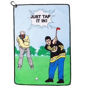 Botogift 658359678038 Funny Golf Towel Printed Towels 23.62 Inch L X 15.75 W Happy-just Tap It In