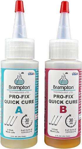 Brampton 853235006138 Pro-fix Quick Cure Epoxy 30 Minute 4oz Golf New