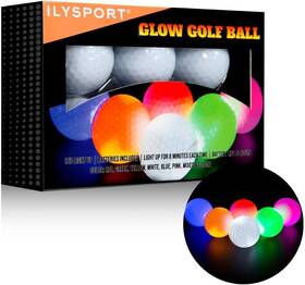 Brand Ilysport 300691944653 Led Light Up Golf Balls Glow In The Dark Night Mixed 6 Colors