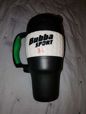 0607456 Bubba 34oz Sport Golf Ball Insulated Jumbo Travel Mug With Bottle Opener Handle
