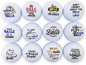 Buffalo Bottle Craft 742383237320 Naughty Balls Prank Golf For Men Funny Gifts Bachelor White