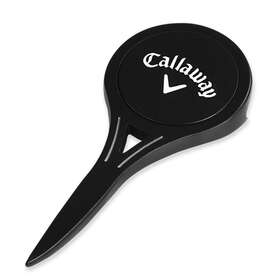Callaway 190228579287 New Golf Single Prong Black/white Divot Tool With Ball Marker