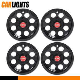 C-03etn6404abb Carlights Fit For Ezgo Club Car And Yamaha 4pcs 10 Inch Black Golf Cart Wheel Cover Hub Caps New