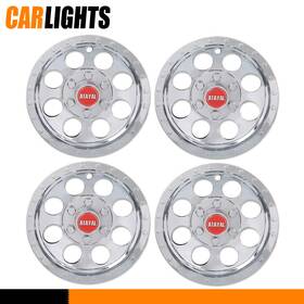 C-03etn6404asl Carlights 4 Pcs 10 Inch Silver Golf Cart Wheel Cover Hub Caps Fit For Ezgo Club Car And Yamaha